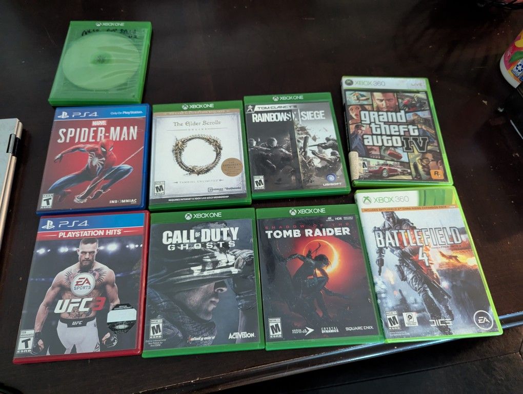 Random Assortment Of Console Games