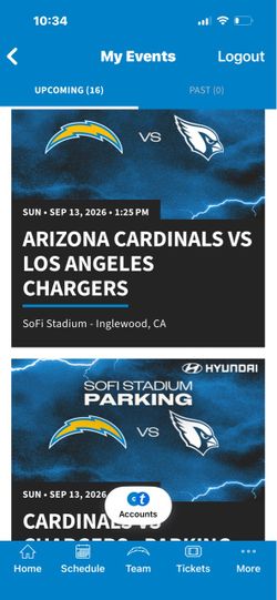 Arizona Cardinals Vs  Los Angeles Chargers