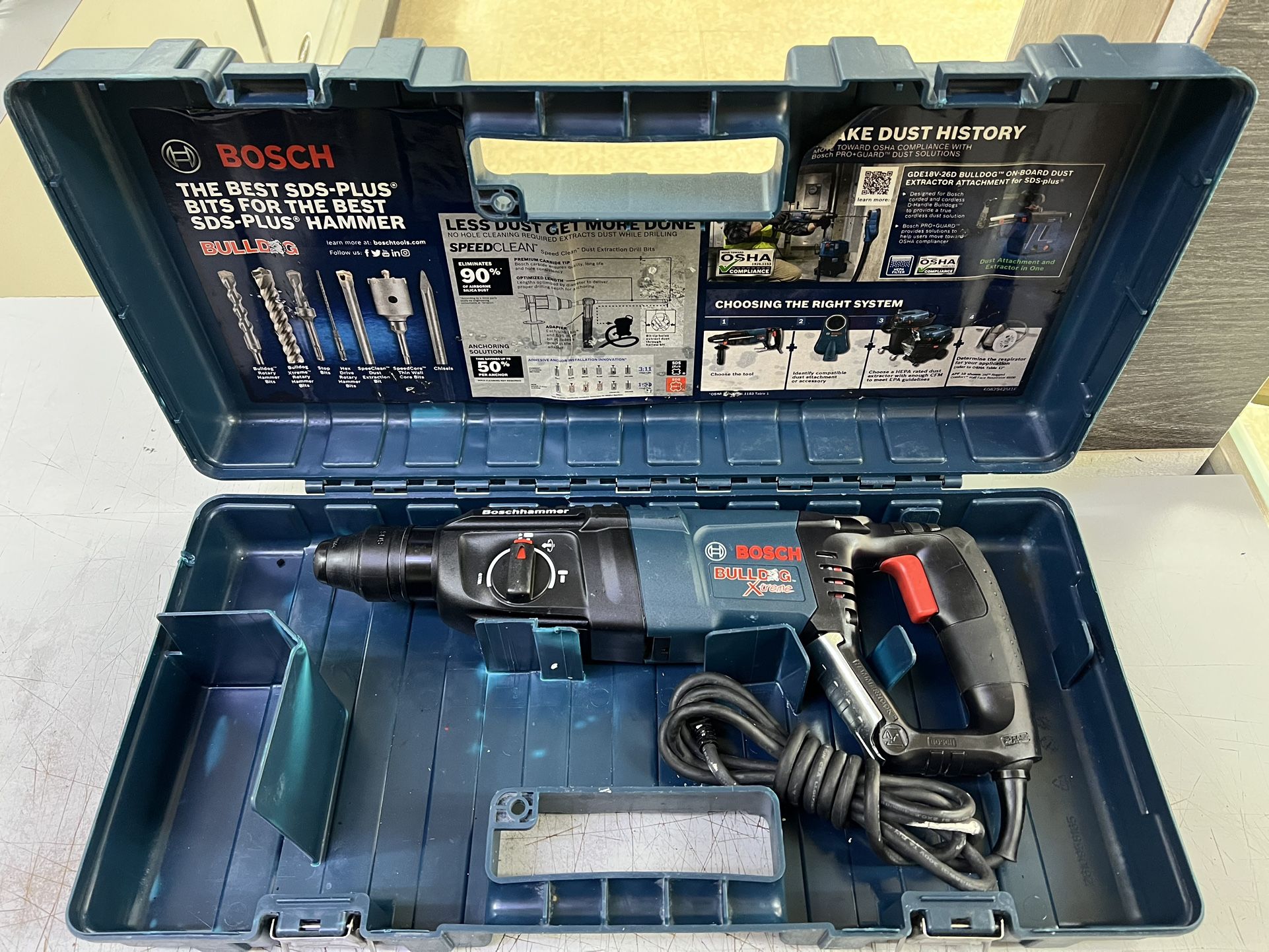 Bosch 11255vsr SDS-PLUS Bulldog Xtreme Rotary Hammer 