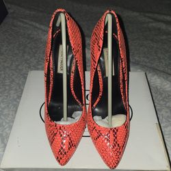 Heels coral 7 1/2 Steve Madden