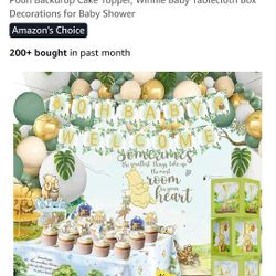 Baby Shower Decoration Classic Winnie The Pooh