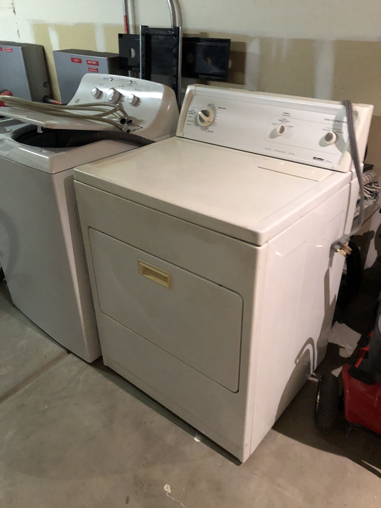 Washer And Electric Dryer