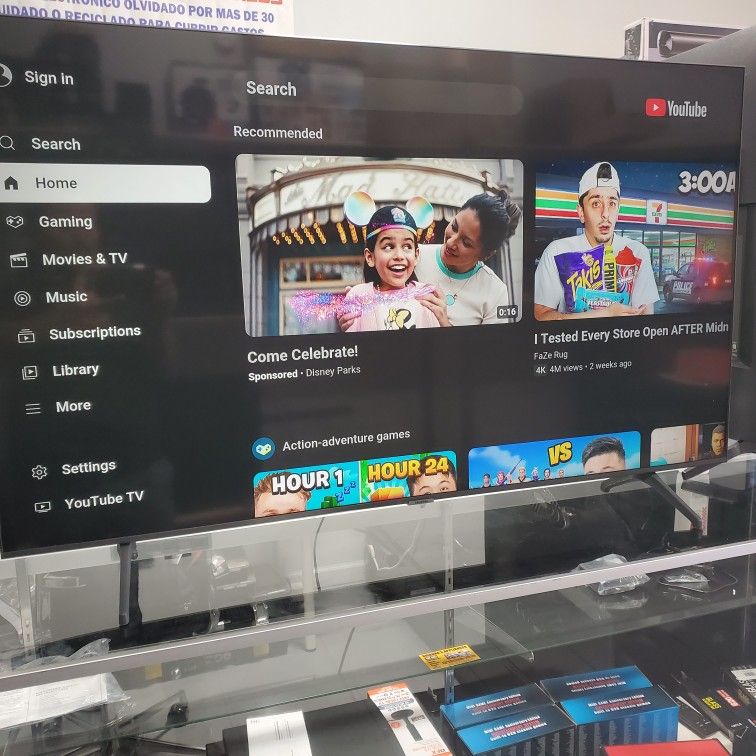 SAMSUNG 55" SMART TV LED 4K HDR 55TU7000 GREAT PICTURE QUALITY GUARANTEED 👍💯🔥🖥👍💯
