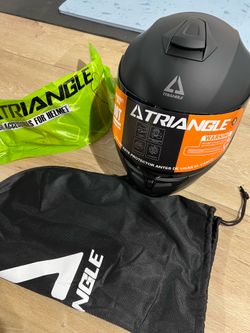 Triangle Motorcycle Helmet - XL