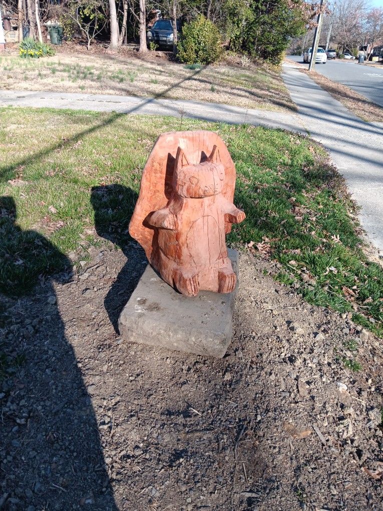 Hand Carved Squierl