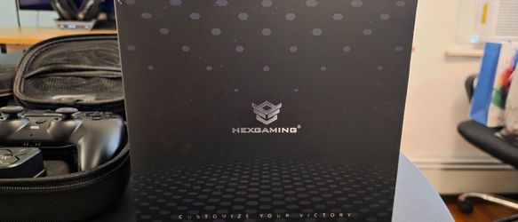 HexGaming Phantom Hall Effect Custom Controller with Carrying Case