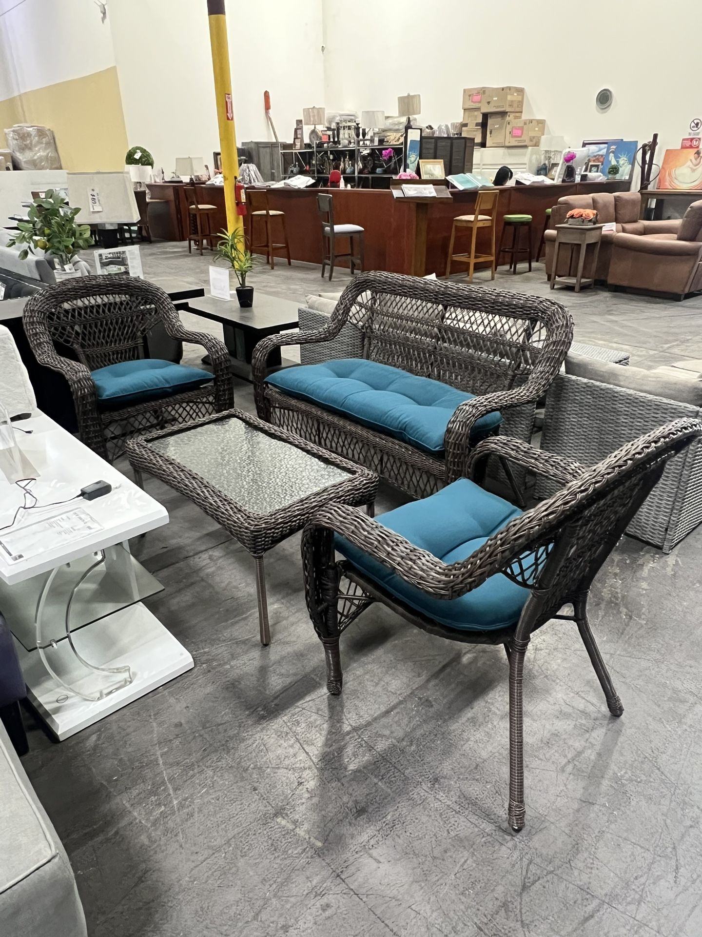4pc Patio Furniture Outdoor Sofa Set