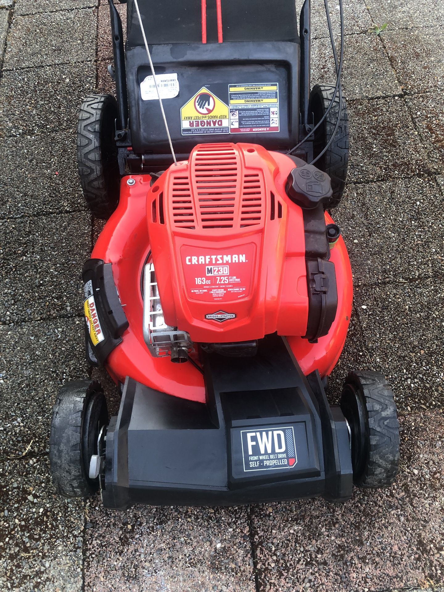 Craftsman lawn mower m230