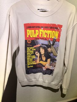 Pulp Fiction Movie Poster Graphic Sweatshirt