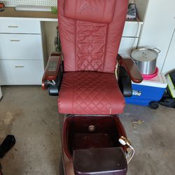 Free Salon Massage Chair With Foot Soaker With Jets