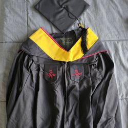 Rutgers Regalia (Cap, Gown, Hood)
