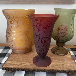 Lot Of 3 Candle Holders