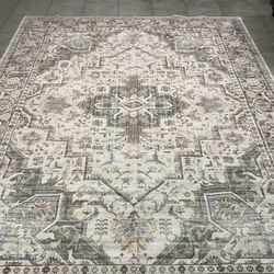 Beautiful Persian Style 9x12 Washable Area Rug 