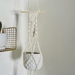 Boho Macrame Decorative Plant Hanger Indoor Outdoor