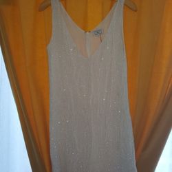 White Sequin Dress