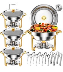 Round Chafing Dishes for Buffet 5 Qt