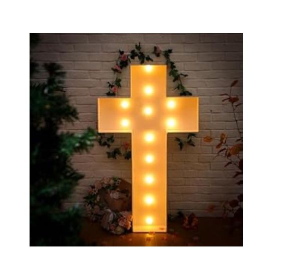 4ft Cardboard Marquee Cross