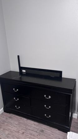 Black dresser