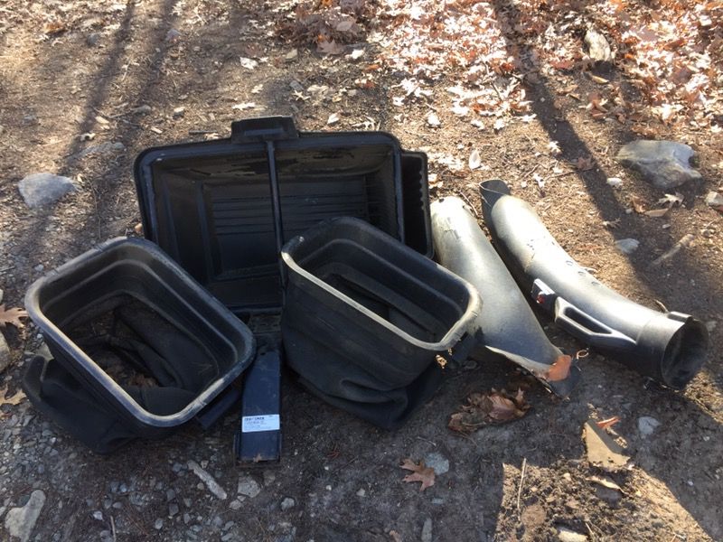 Craftsman 2 bin grass bagger catcher for 42" deck