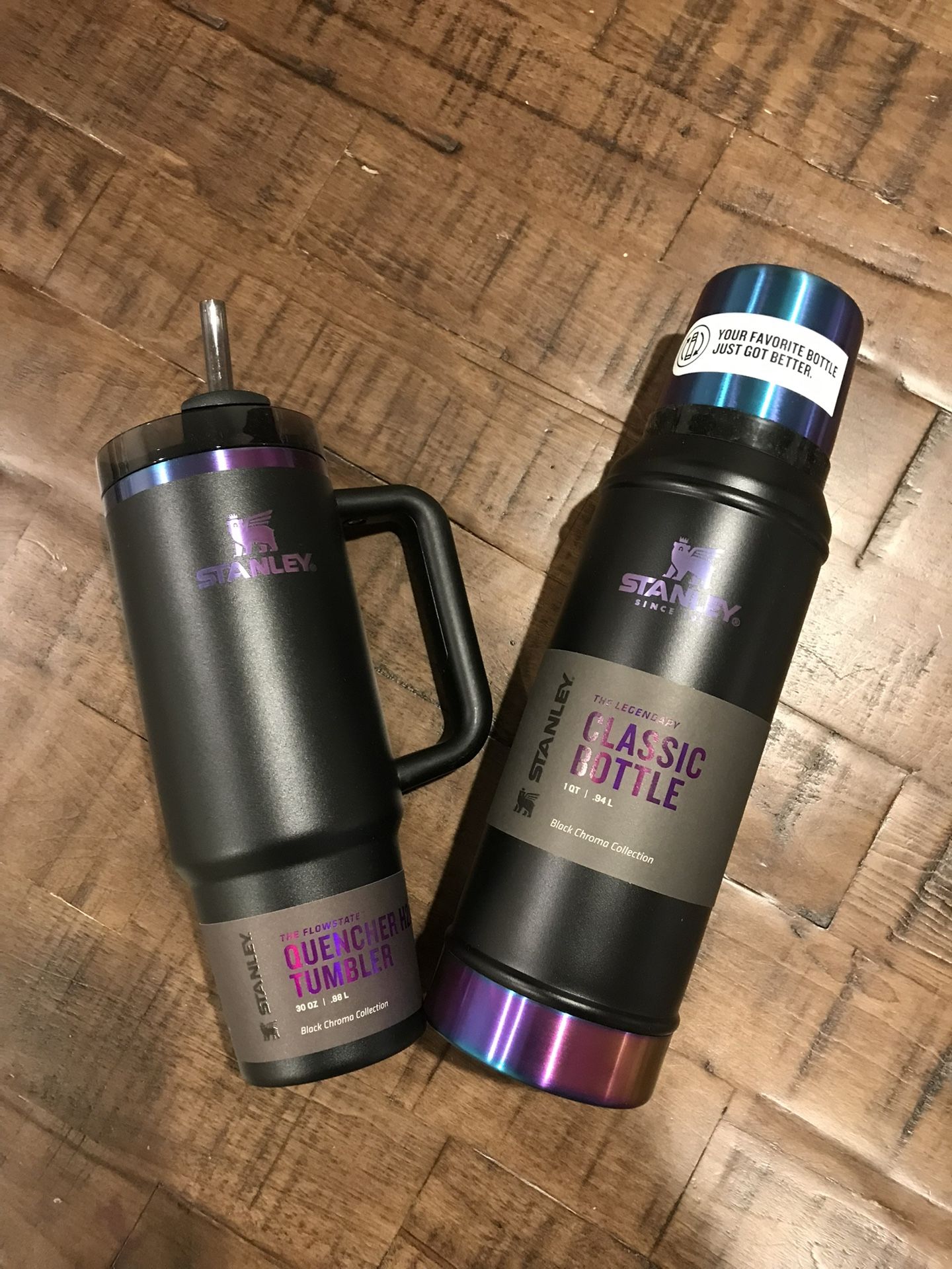 Stanley The Black Chroma Collection Classic Legendary Bottle Black Chroma