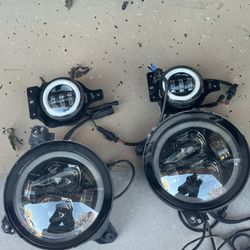 Jeep Headlights And Fog lights