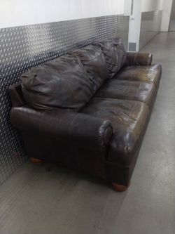 Leather Sofa & Loveseat