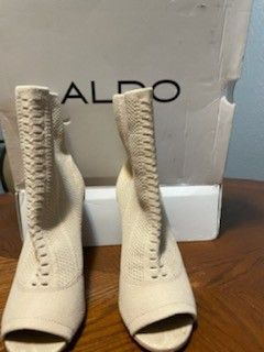 Aldo open toe boots