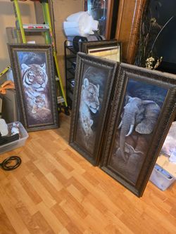 Framed Artwork  (3 pieces)
