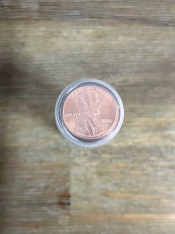 penny coins 2025 roll full  uncirculated
