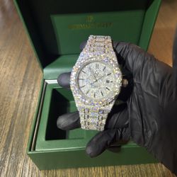 AP Royal Oak Moissanite Watch 