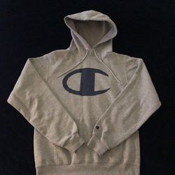 Champion Hoodie Eco Authentic Pullover Sweatshirt Mens Small