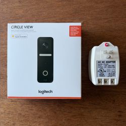 Logitech Circle View Wired Doorbell Apple HomeKit Secure Video Camera