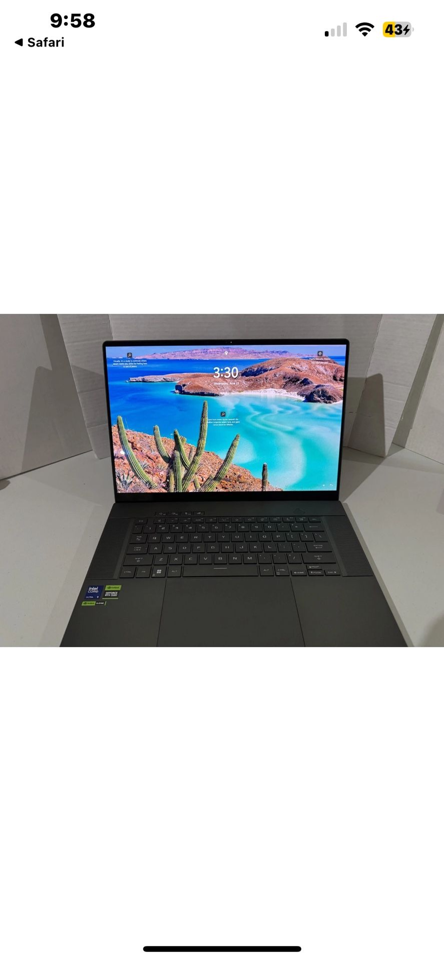 ASUS ROG Zephyrus G16 OLED 240Hz - Ultra 9 185H, 16GB, 1TB, RTX 4070 