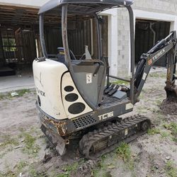 2014 Excavator TEREX TC16