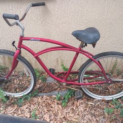Mango Macaw 26" Men's Red Cruiser Bike
