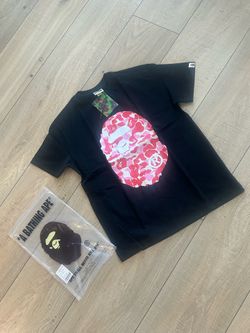 Pink bape tee