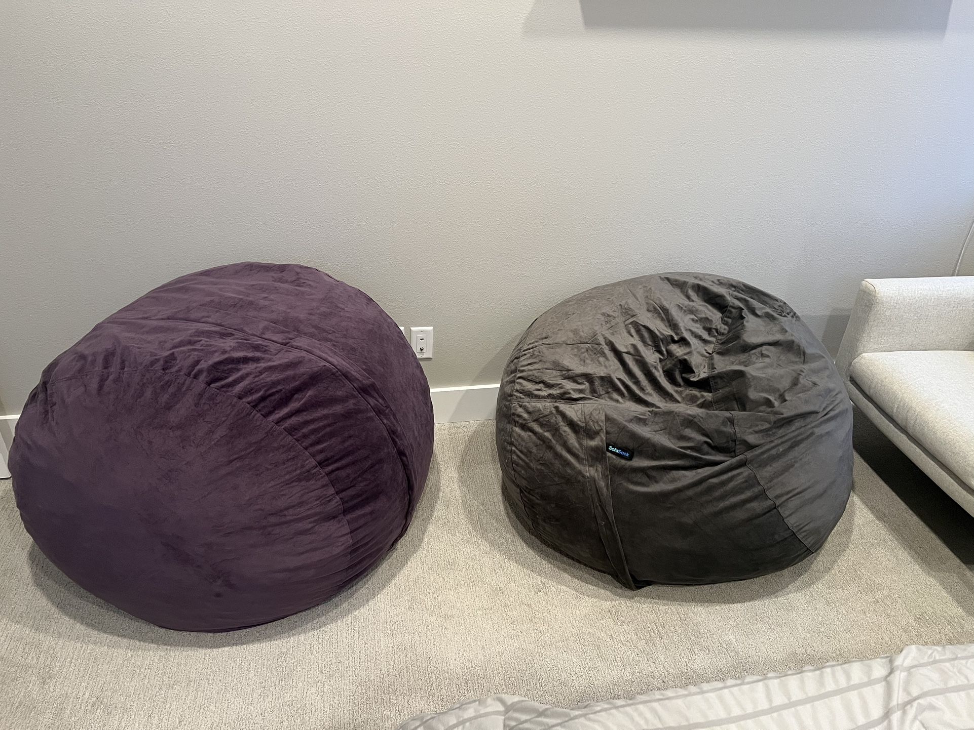 Sofastack Beanbags - Barely Used