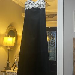 Prom dress Black & white