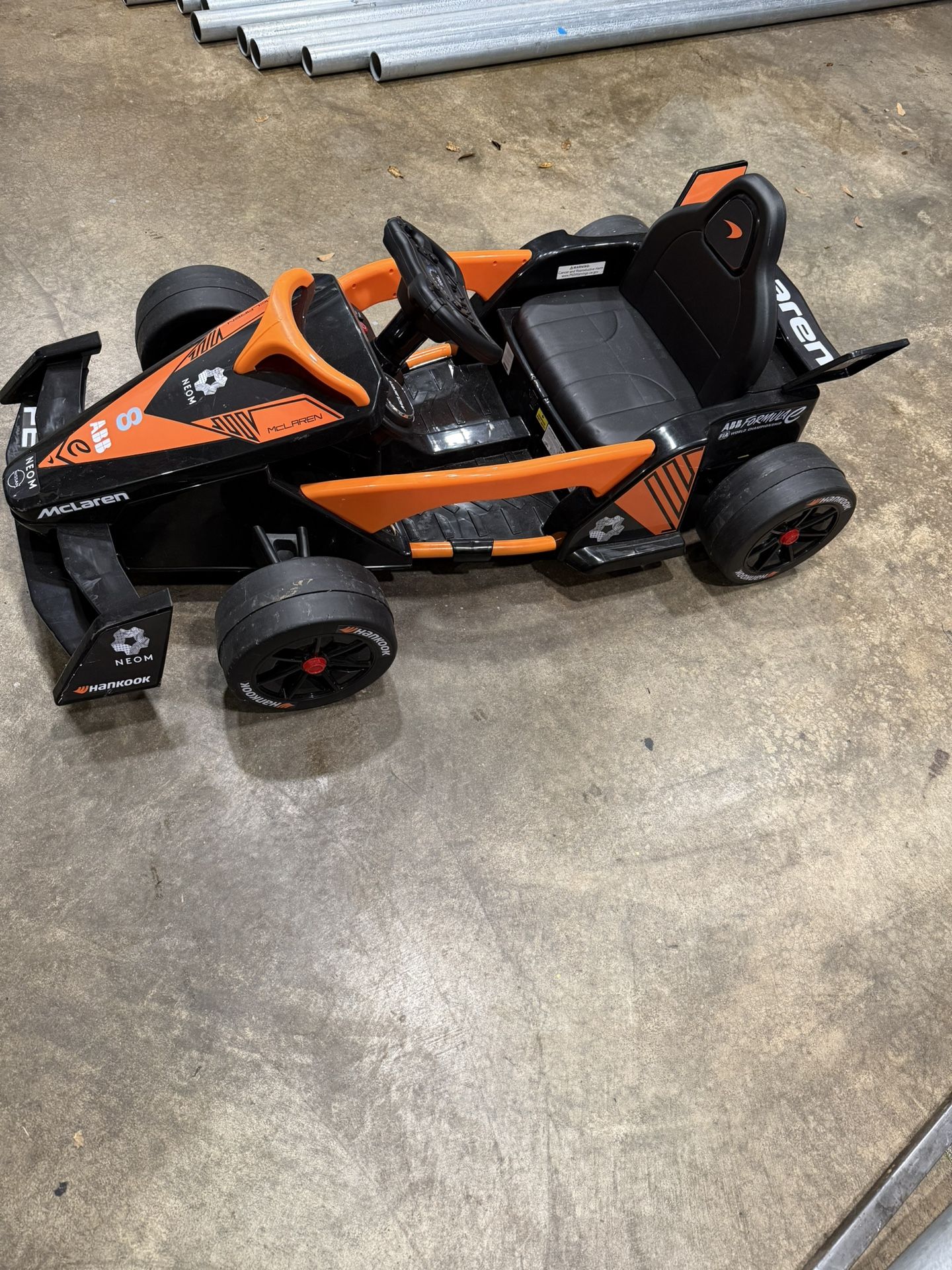 McClaren Kids Ride On Race car