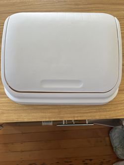 Sterilite White Trash Can Lid Swing Top
