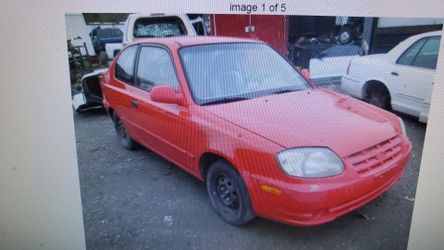 FOR PARTS A 2002 HYUNDAI ACCENT HATCHBACK GOOD RUNNING 1.6 ENGINE