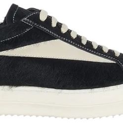 Rick Owens Lido Runway Vintage Sneaker 'Black Milk'