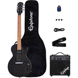 Epiphone Les Paul Special-I Electric Guitar Player Pack Worn Ebony 