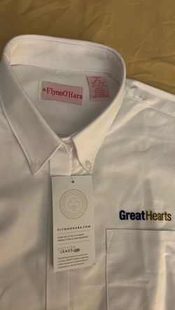 New Flynn O’Hara. White blouse.Great Hearts