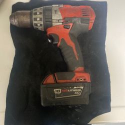 Milwakee 18v lithium, Battery & charger 