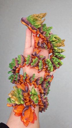 3D Printed Dragons TPU Water Resistant