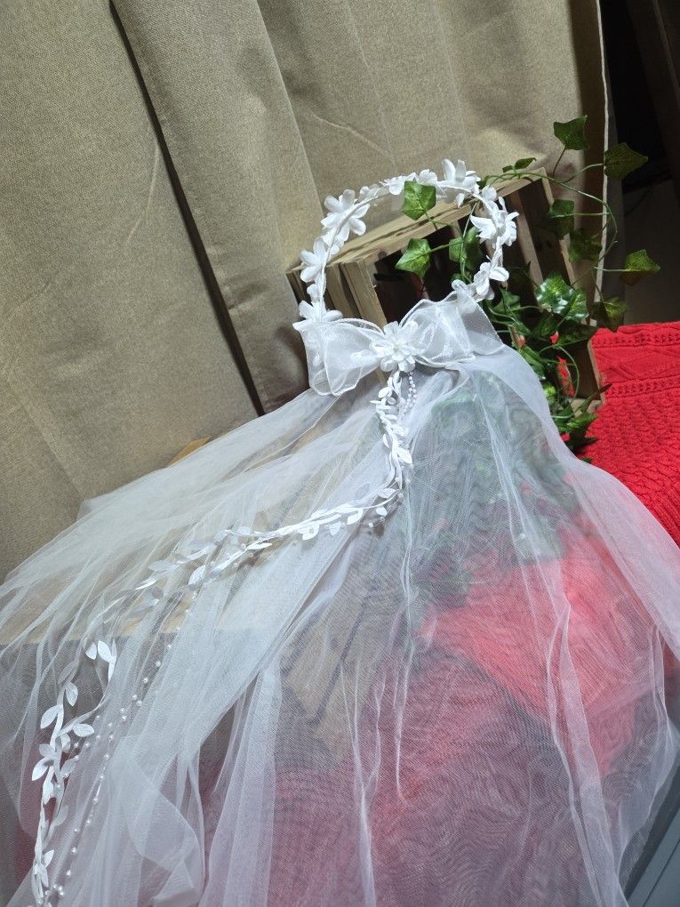 NEW WEDDING VEIL WHITE