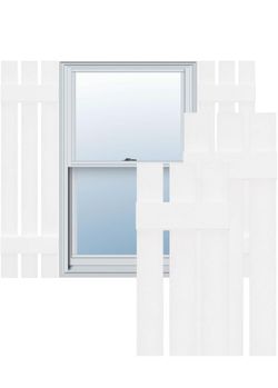 Ekena Millwork Shutters Lifetime Warranty Standard In White