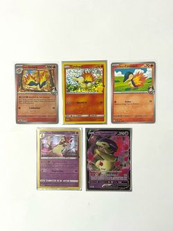 Set of 5 Cyndaquil, Quilava, Typhlosion Promo GameStop McDonald’s Pokémon Cards NM