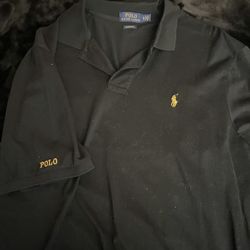 Polo Ralph Lauren Black Polo Shirt – XL – Classic Fit